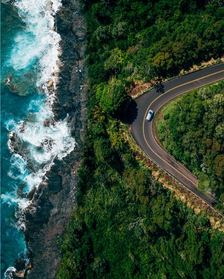 哈纳公路海岸风光